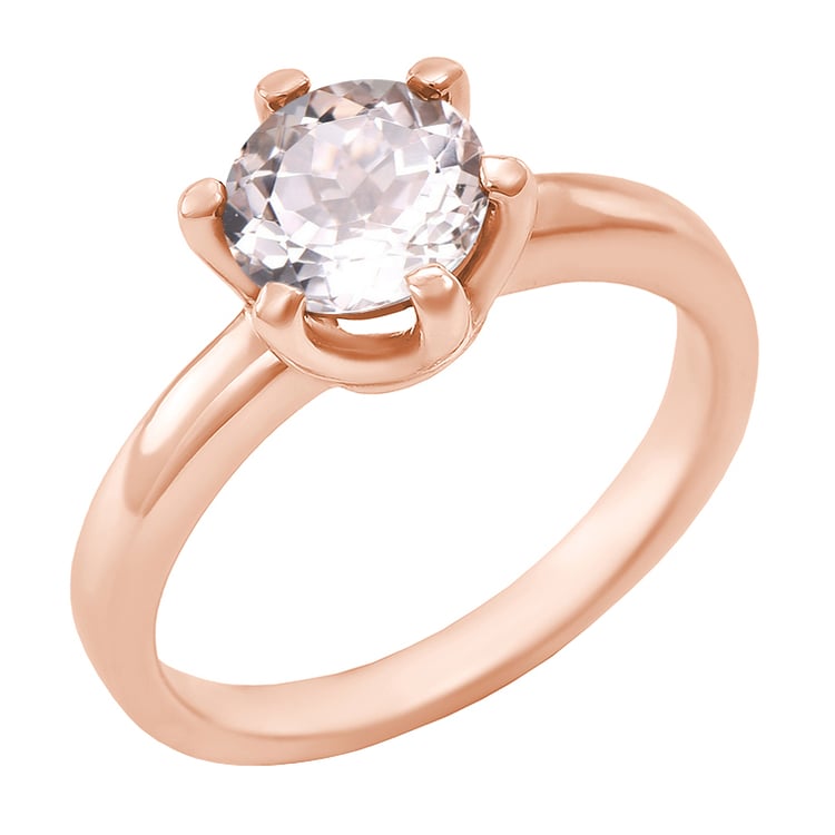 Ring in Rosegold mit Morganit 59382