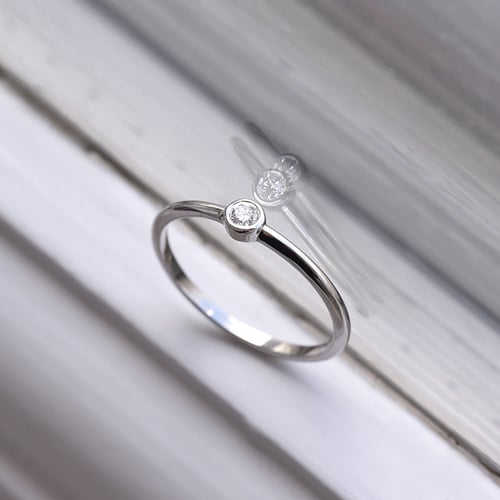 Minimalistisches Schmuckset mit Diamanten Livy