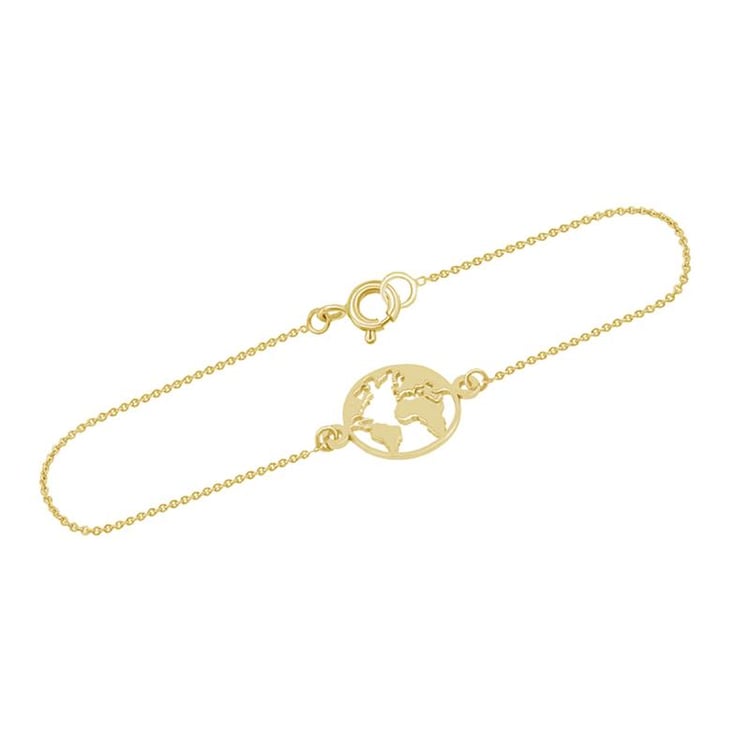 Minimalistisches Armband mit Weltkarte Earth 42418