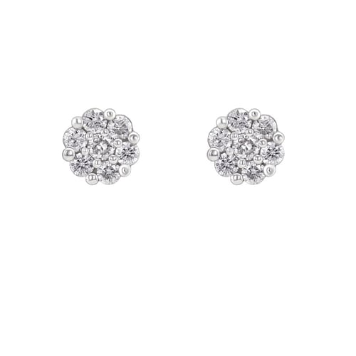 Elegante Diamantohrringe Flowu