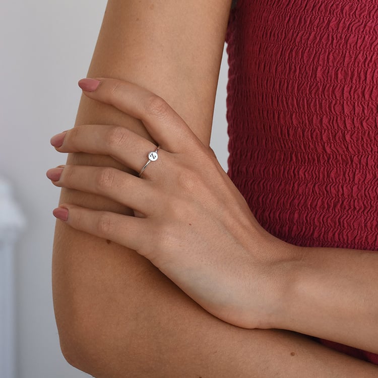 Buchstaben Goldring 67560