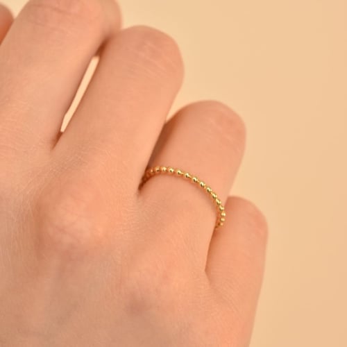 Minimalistischer Ring aus Kugeln Leilani