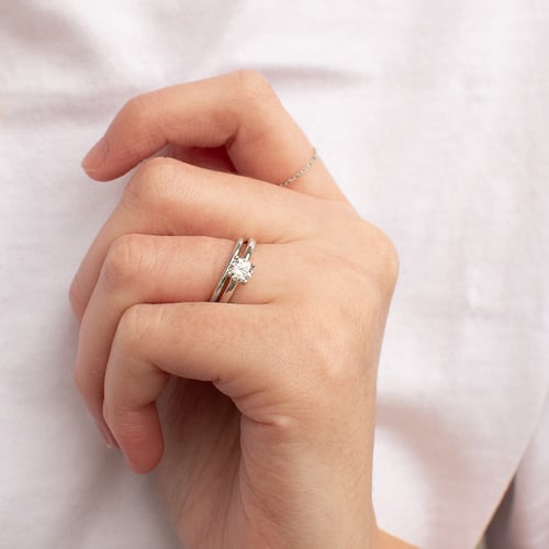 Verlobungsring mit Lab Grown Diamant Tien