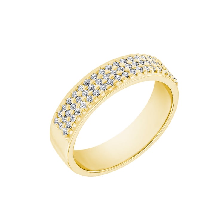 Goldring voller Diamanten Muttial 152857