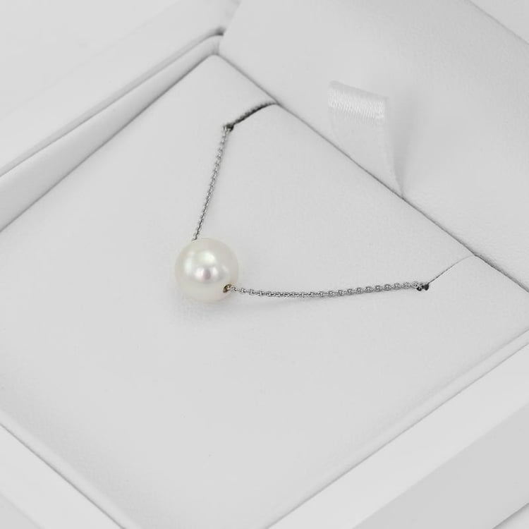 Feine Goldkette mit Perle Lemoneli 35585