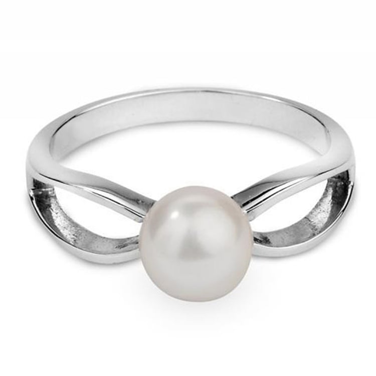 Perle in goldenem Ring 76638