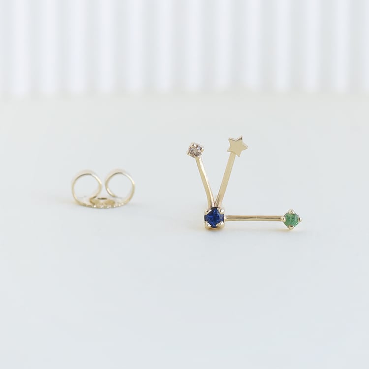 Ohrring mit Sternzeichen Taurus 95200