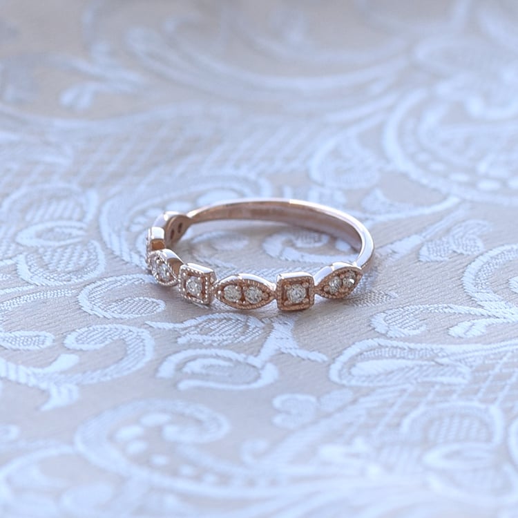 Silberner Eternity-Ring mit Lab Grown Diamanten Hadya 104774