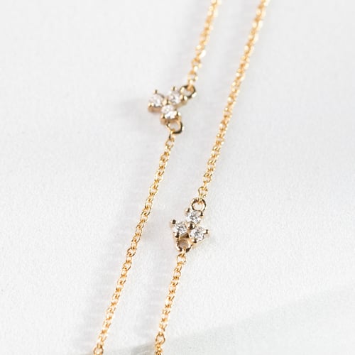 Minimalistisches Schmuckset mit drei Lab Grown Diamanten Milton