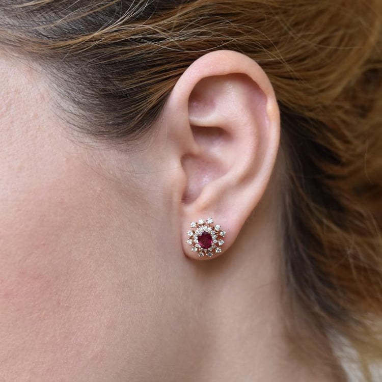 Luxuriöse Ohrringe 18520