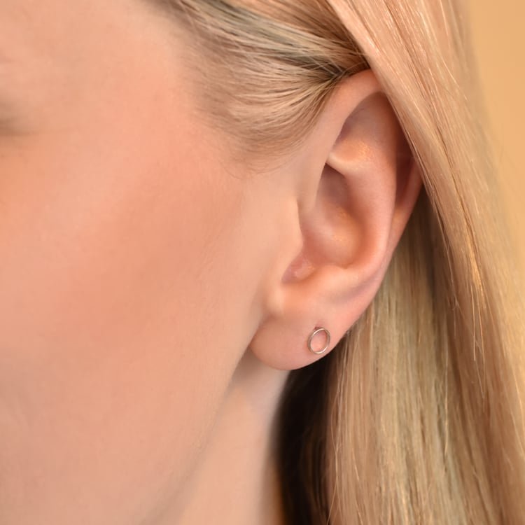 Minimalistische goldene Ohrringe Janne 104324