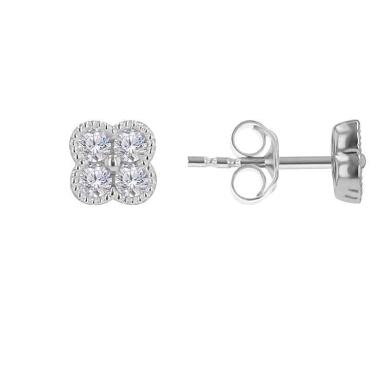 Ohrstecker mit Diamantblume Ellisha 110556