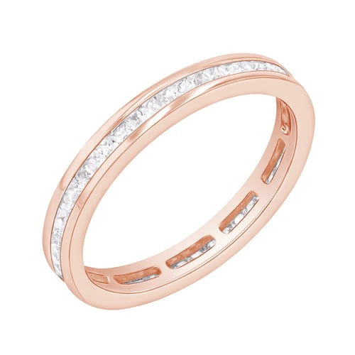 Eternity-Ring mit Lab Grown Diamanten und Ring im Komfort-Stil Mirica
