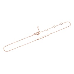 Goldenes minimalistisches Fußkettchen Josiah