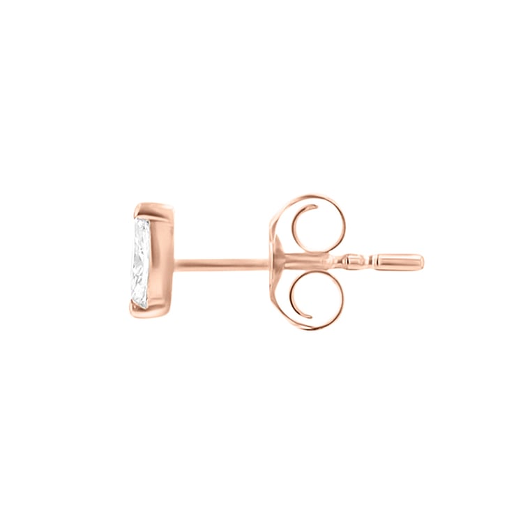 Mini Ohrstecker mit Lab Grown Diamant in Marquise Form Blues 144520