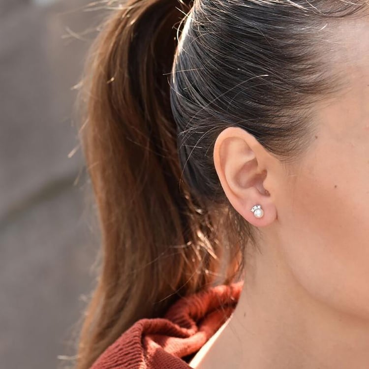 Ohrringe mit Diamanten 42701