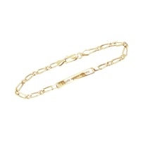 Silbernes Figaro Armband mit der Möglichkeit einer Gravur