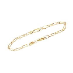 Silbernes Figaro Armband mit der Möglichkeit einer Gravur