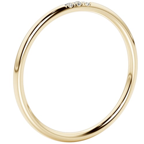 Ring mit drei Lab Grown Diamanten Sia