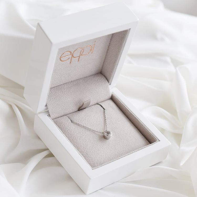 Goldene Kette mit einem IGI-zertifiziertem Lab Grown Diamanten Erin 96927