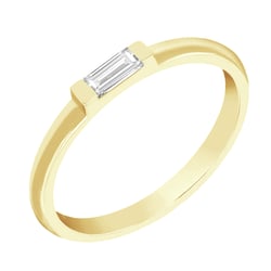 Ring mit einem Diamanten in Baguette-Form Xenia