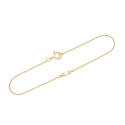 Minimalistisches Armband mit weißem Saphir Serafina