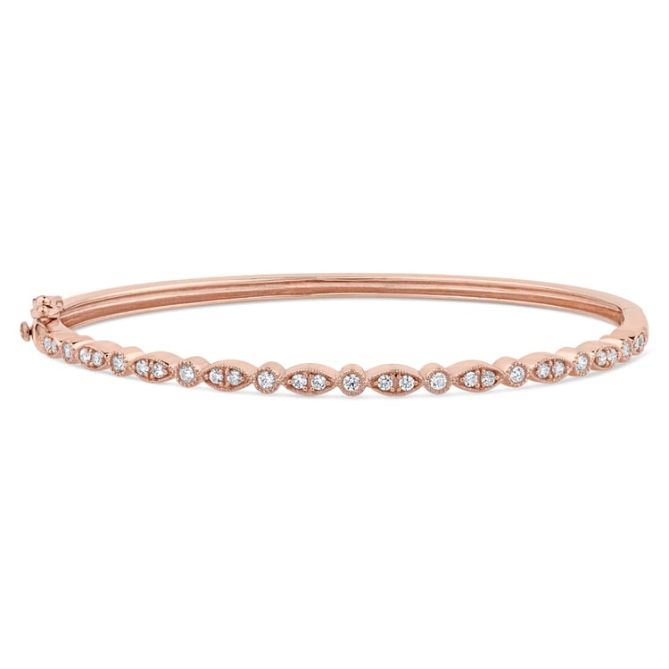 Silbernes Armband mit funkelnden Diamanten Arissa 107386