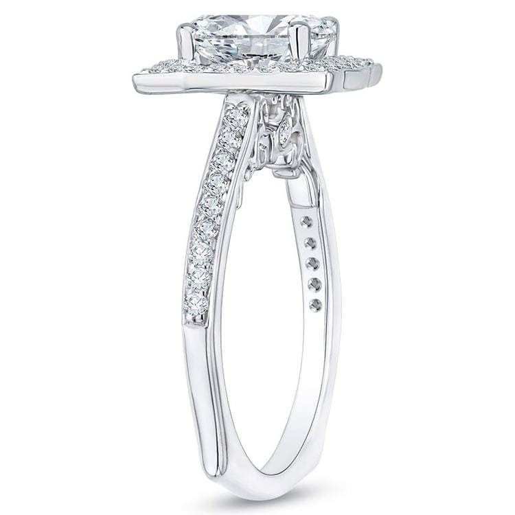 Diamantring im Halostil 46393