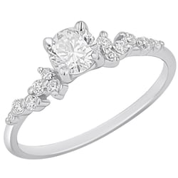 Verlobungsring mit Buchstabenund Lab Grown Diamanten Carina