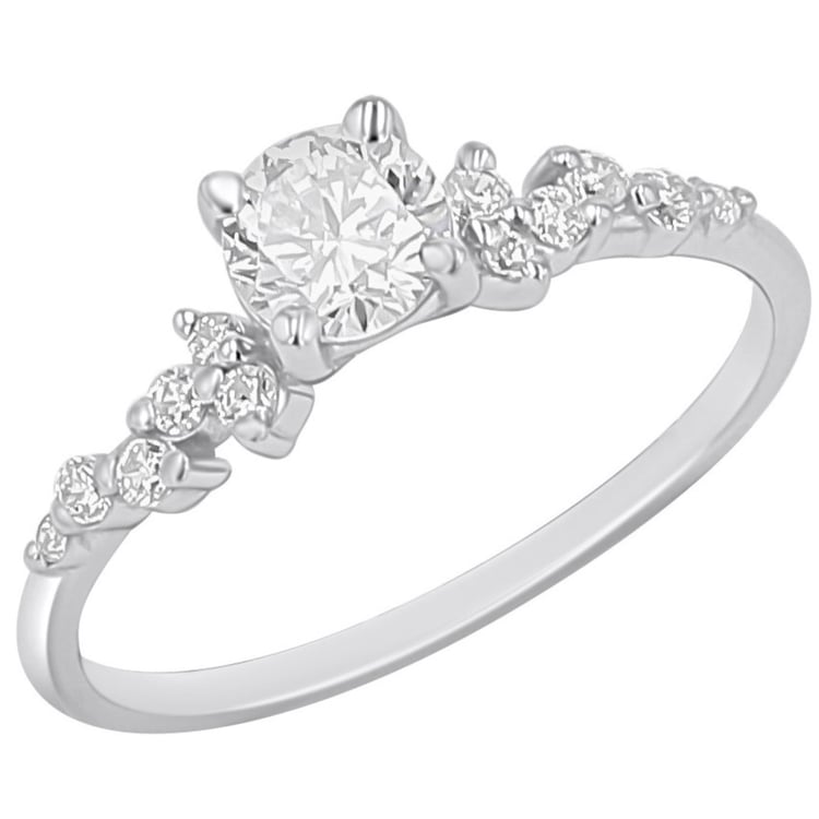 Verlobungsring mit Buchstabenund Lab Grown Diamanten Carina