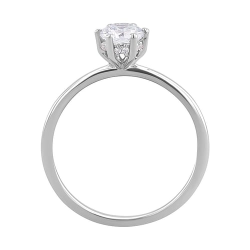 Verzierter Verlobungsring mit Lab Grown Diamanten Donia
