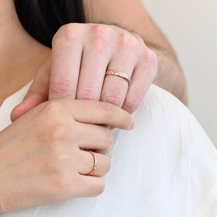 Eheringe voller Sterne und Diamanten Mirias 121744