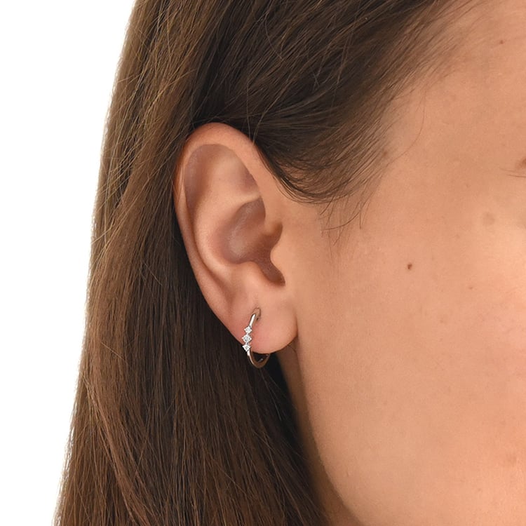 Creolen mit strahlenden Diamanten Koko 69431