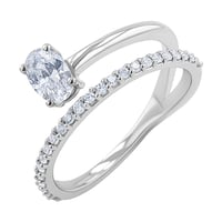 Unkonventioneller Verlobungsring mit Lab Grown Diamanten Lori