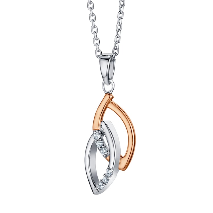 Eleganter Anhänger aus Silber Zander