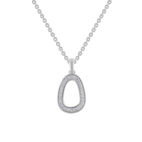 Goldener Anhänger mit Diamanten Evie