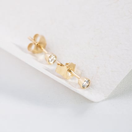 Ohrstecker mit Lab Grown Diamanten Tofine