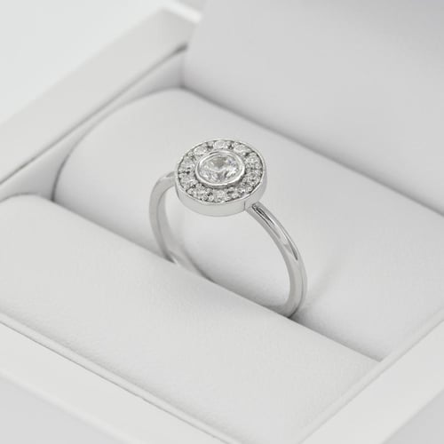 Strahlendes Verlobungsset mit Diamanten Amanda