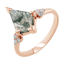 Ringe mit Moosachat