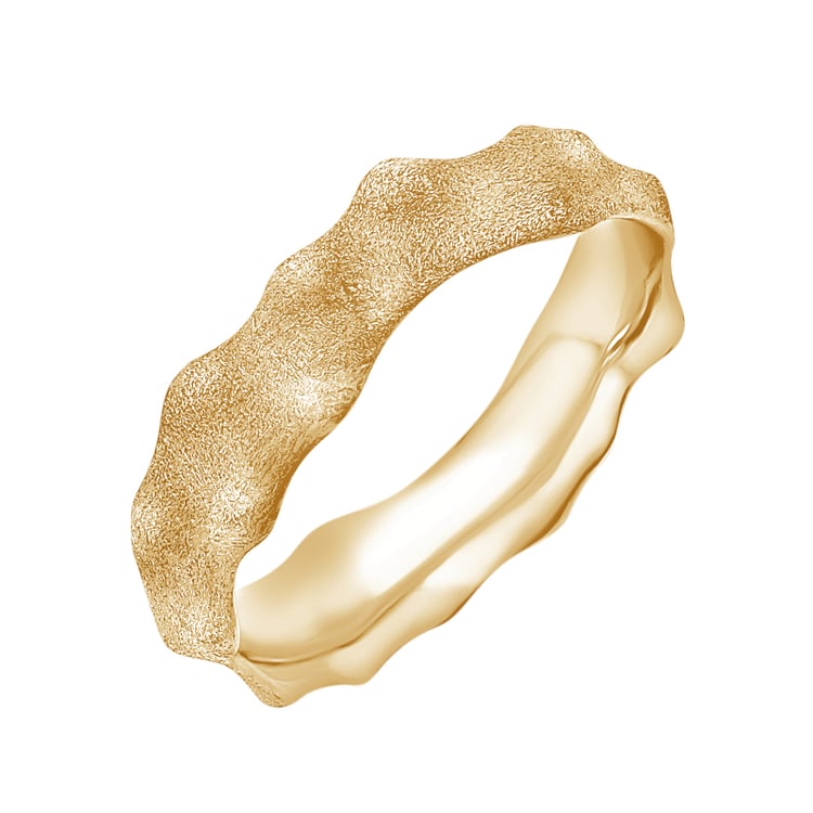 Eheringe mit goldenen Diamanten Spikes 153340