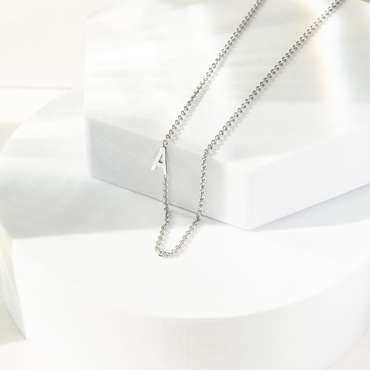 Silbernes Armband mit Buchstaben Ihrer Auswahl Annika 142629