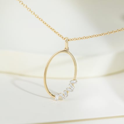 Anhänger aus Gold mit Lab Grown Diamanten Rosie