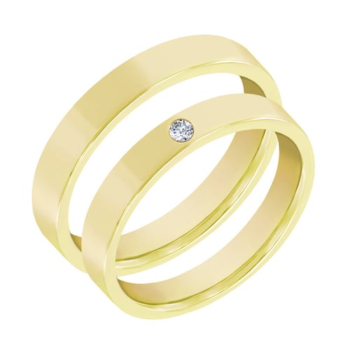 Trauringe mit Diamant Bren