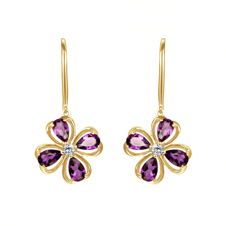 Goldene Ohrringe 82505