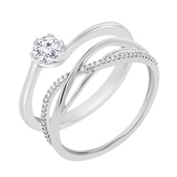 Ringset mit Diamanten Ihrer Wahl Izabelle