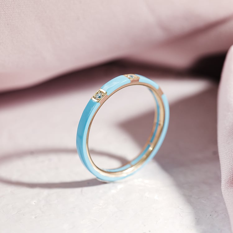 Ring aus Keramik mit Lab Grown Diamanten Jardan 121878