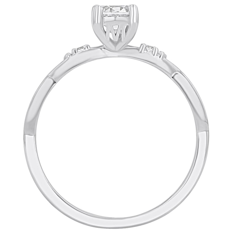 Verlobungsring mit Buchstaben und Diamanten Halym 167472