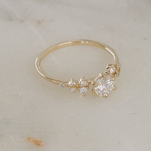 Verlobungsring mit Diamanten Olha