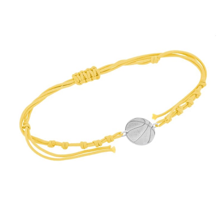 String-Armband Ball mit Gravur Ihrer Wahl Basketball 124848