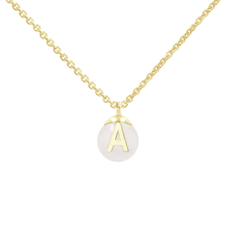 Perlenanhänger mit Buchstaben Louie